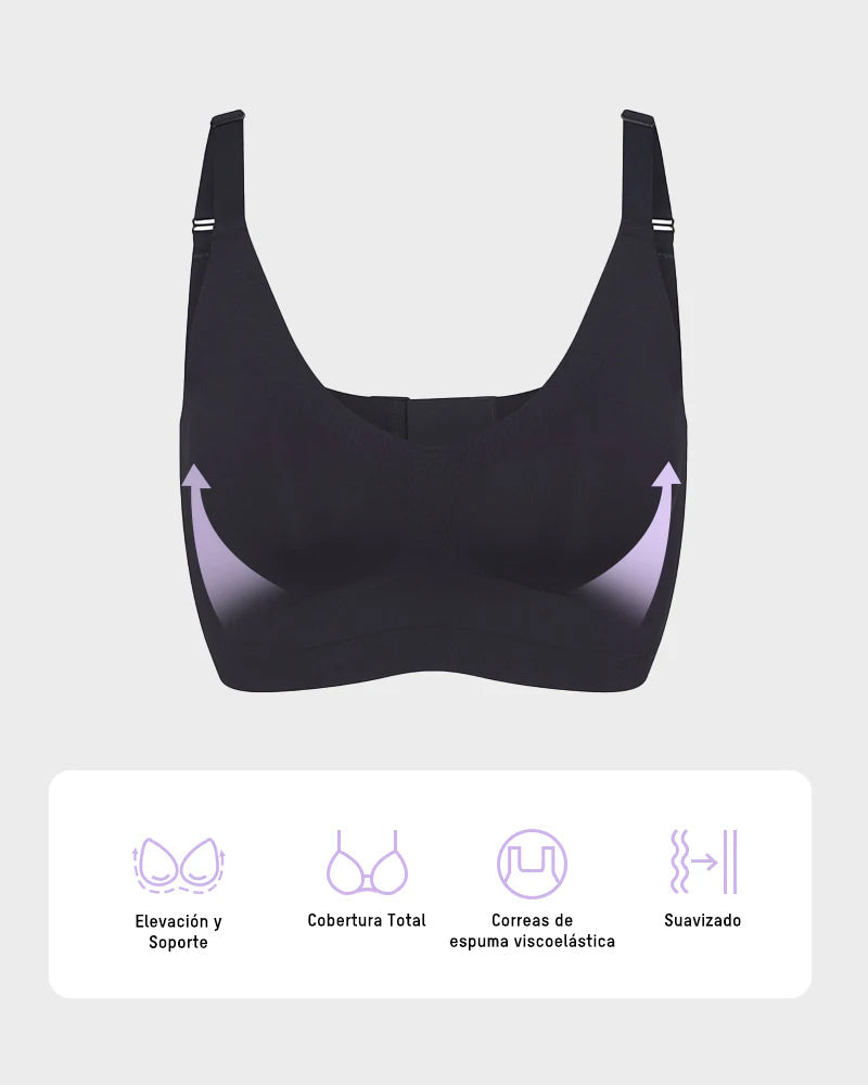 Brasier sin Varilla con Escote V y Ajuste Suave en Espalda y Laterales