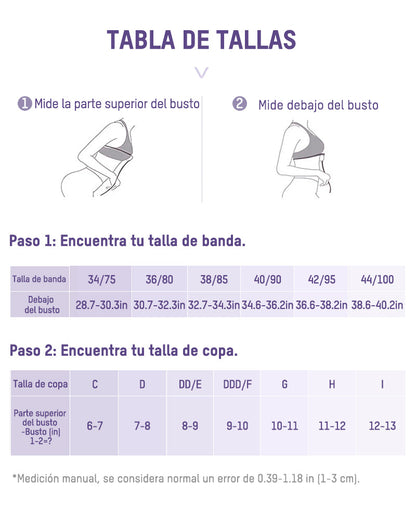 (2025) Sujetador Ultra Ligero Mejorado con Alisado de Espalda – Edición Verano Ligera