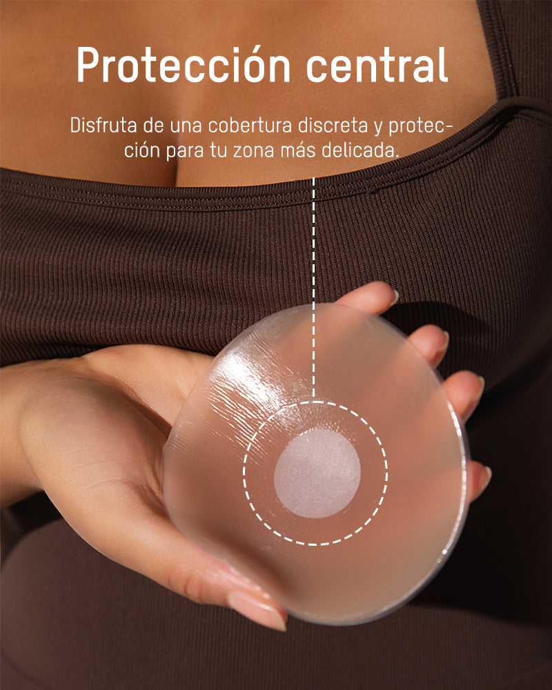 Cobertores de Pezón Sin Costuras y No Adhesivos (2 Pares)