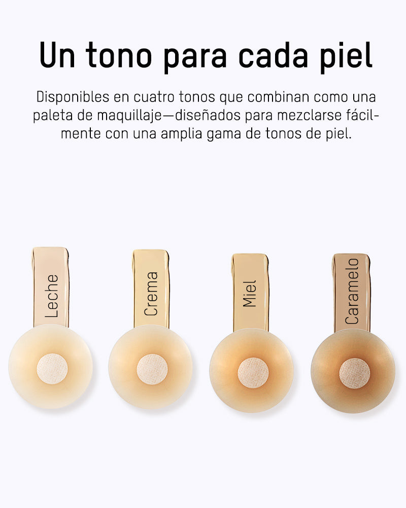 Cobertores de Pezón Sin Costuras y No Adhesivos (2 Pares)
