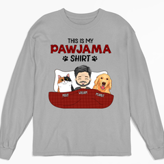 Pawjama Shirt - Personalized Custom Long Sleeve T-shirt