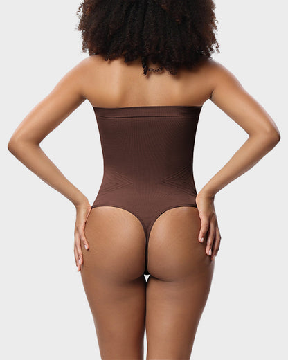 Body Moldeador Bandeau sin Costuras con Tirantes Removibles