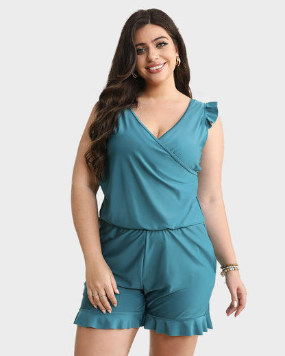 Built-in Bra Swim Romper