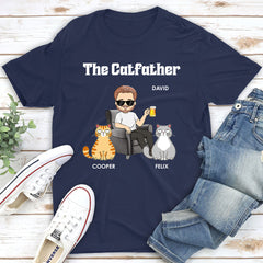 The Catfather - Personalized Custom Unisex T-shirt