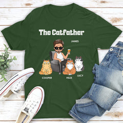 The Catfather - Personalized Custom Unisex T-shirt