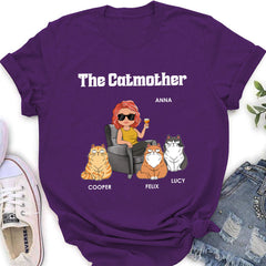 The Catmother - Personalized Custom Women's T-shirt