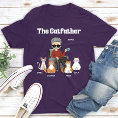 The Catfather - Personalized Custom Unisex T-shirt