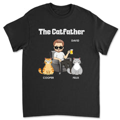 The Catfather - Personalized Custom Unisex T-shirt