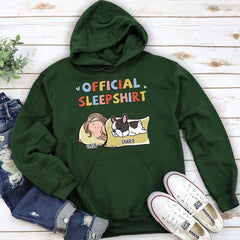 Sleeping Dog Sleepshirt Version 2 - Personalized Custom Hoodie