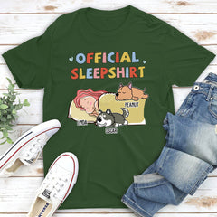 Sleeping Dog Sleepshirt Version 2 - Personalized Custom Premium T-shirt