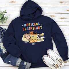 Sleeping Dog Sleepshirt Version 2 - Personalized Custom Hoodie