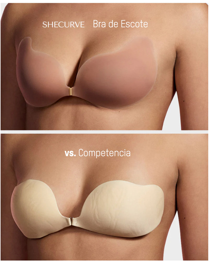 Sujetador Invisible para Levantamiento Adhesivo con Escote (2 Pares)