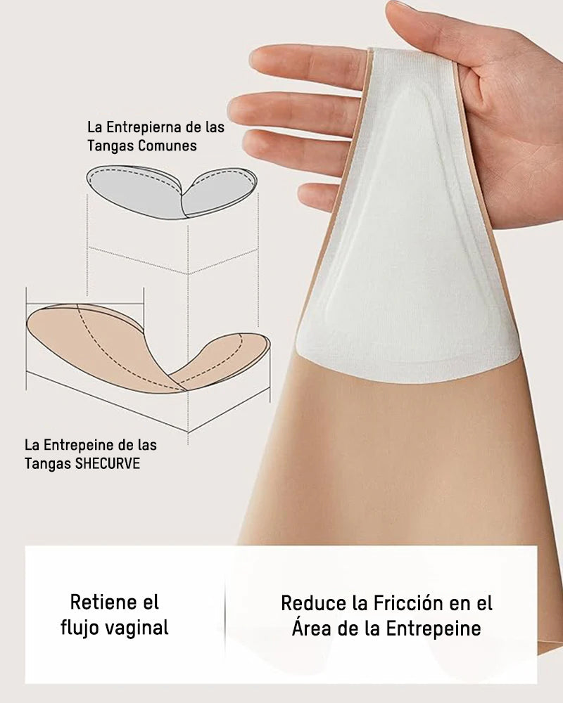 Tanga Sin Costuras con Protección Antimarcas (Paquete de 5)