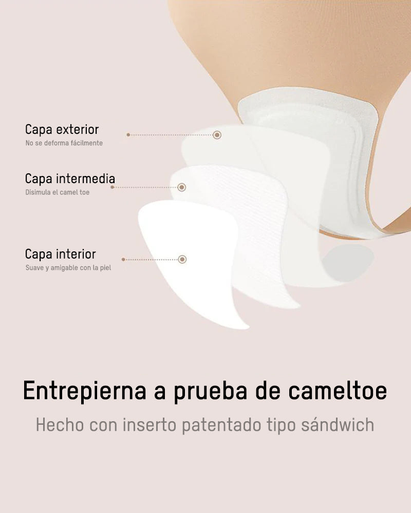 Tanga Sin Costuras con Protección Antimarcas (Paquete de 5)