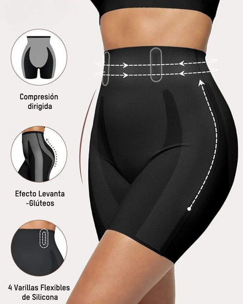 Shorts Moldeadores de Cintura Alta con Efecto Refrescante