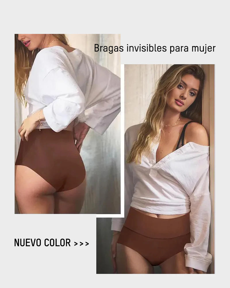 Panties Cómodos Sin Costuras de Cintura Alta (Paquete de 6)