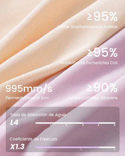 Panties Deportivos sin Costuras Anticamel Toe (Paquete de 5)