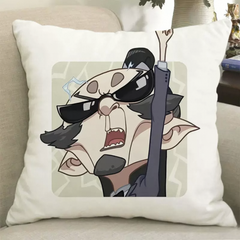 2025 New Nezha 2: The Devil Boy Conquers The Dragon King Theme Pillow - Fashionable Chinese Style, Unisex, Very Suitable For Giving To Friends And Placing At Home