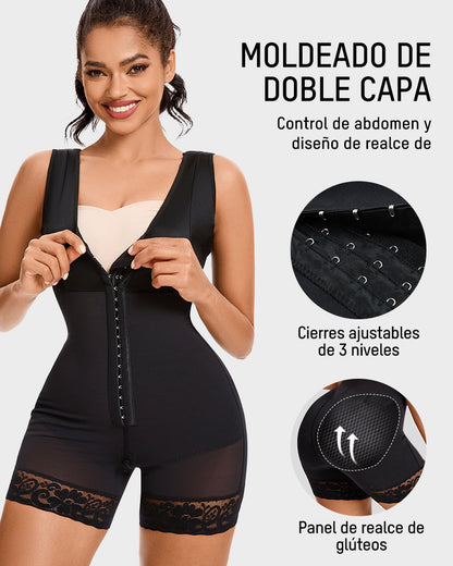 Faja Moldeadora con Control de Abdomen, Tirantes Anchos y Levanta Glúteos