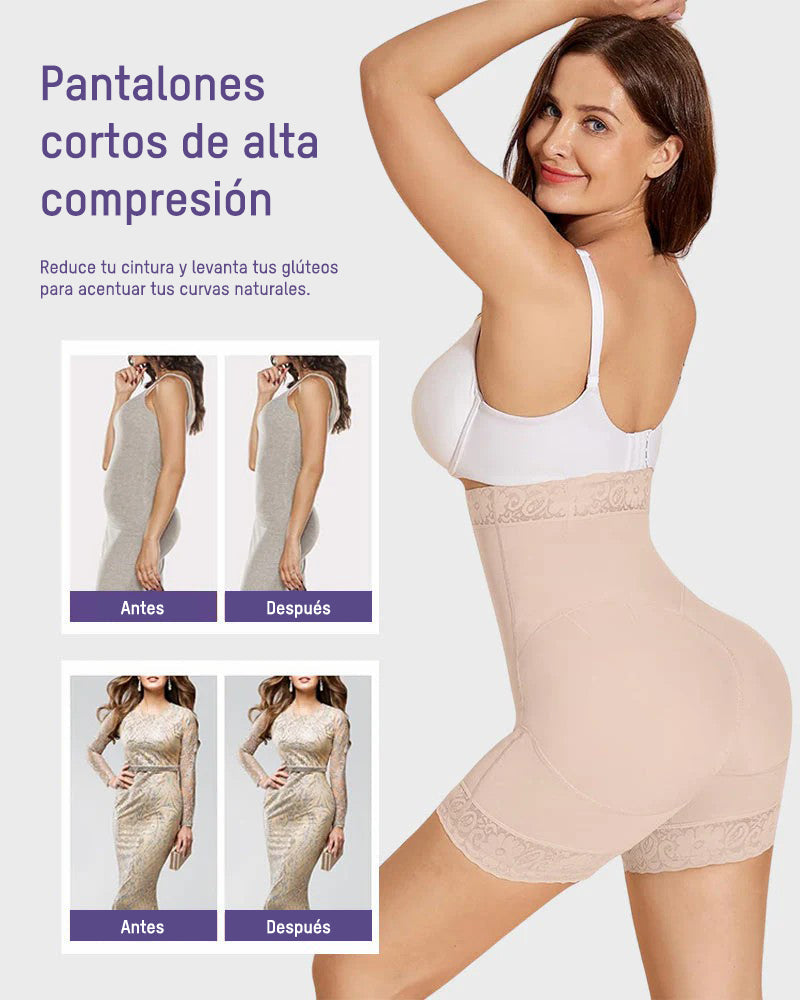SheCurve® Pantalones Cortos Moldeadores con Realce de Glúteos y Control de Abdomen