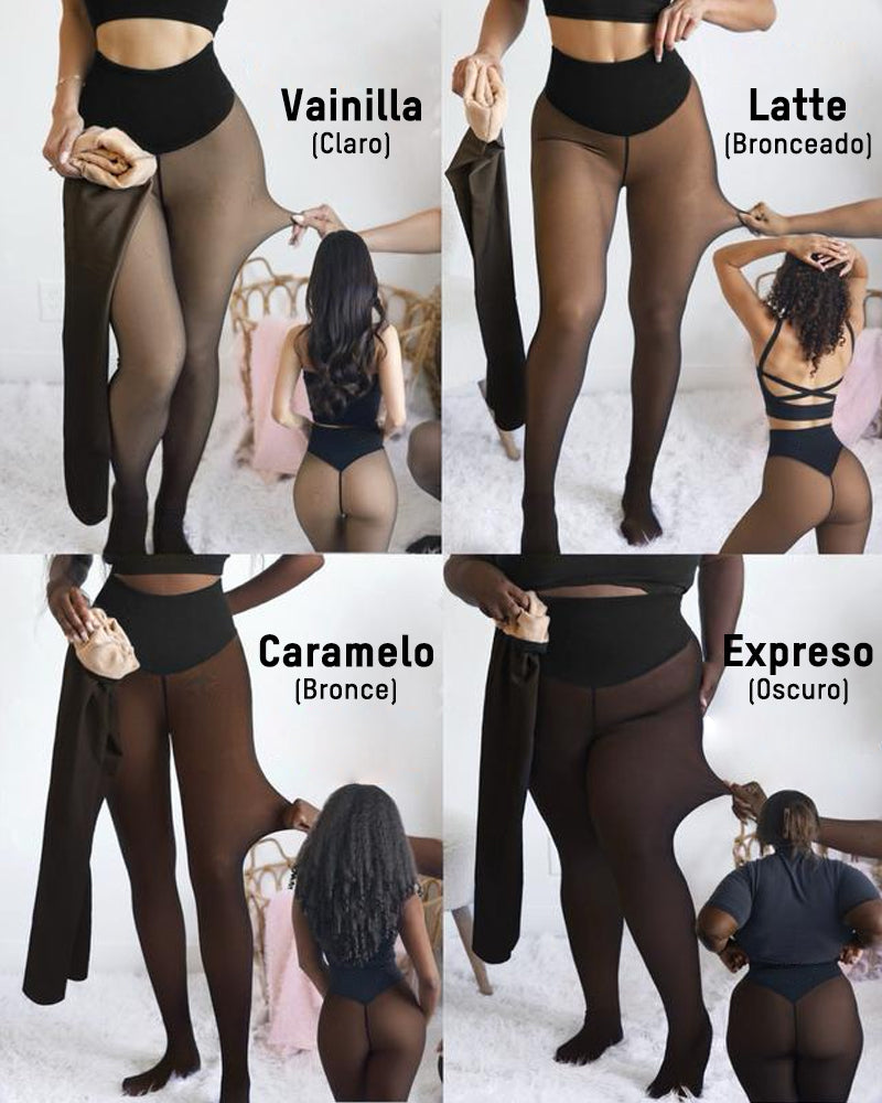 Medias Térmicas Adelgazantes de Una Sola Costura Virales