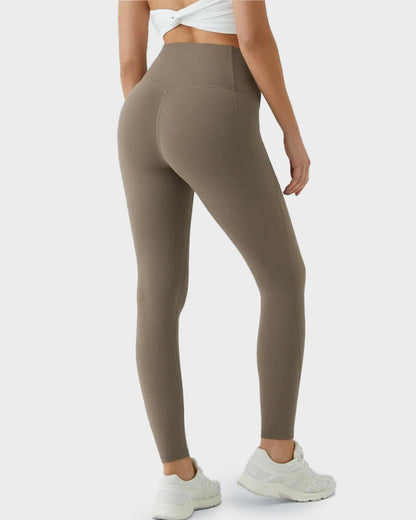 Leggings Deportivos con Control de Abdomen, Levantamiento de Glúteos y Bolsillos