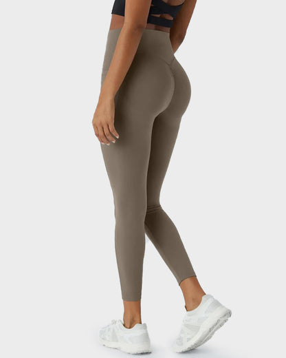 Leggings Deportivos con Control de Abdomen, Levantamiento de Glúteos y Bolsillos