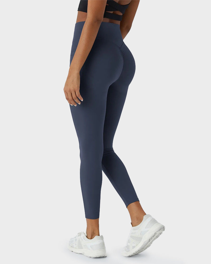 Leggings Deportivos con Control de Abdomen, Levantamiento de Glúteos y Bolsillos