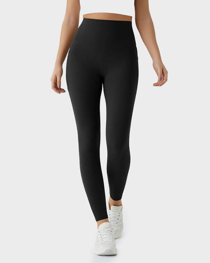 Leggings Deportivos con Control de Abdomen, Levantamiento de Glúteos y Bolsillos