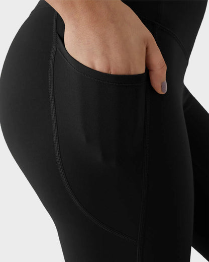 Leggings Deportivos con Control de Abdomen, Levantamiento de Glúteos y Bolsillos