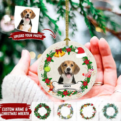 Custom Photo Dog Cat Ceramic Ornament