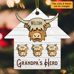 Geschenk für Papa Opa Herd Ornament