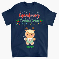 Grandma's Cookie Crew - Personalized Clothes - Christmas Gift for Grandma and Family